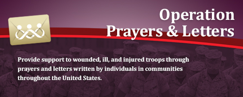 Operation Prayers and Letters