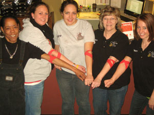 Donors from the corporate office