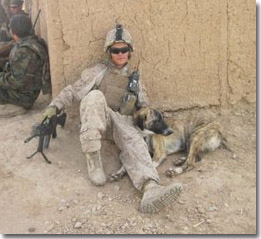 rescuing a Marine's Best Friend