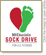 Marketing Firm Holds Sock Drive for Marines in Afghanistan