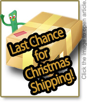 Last Chance for Christmas Shipping