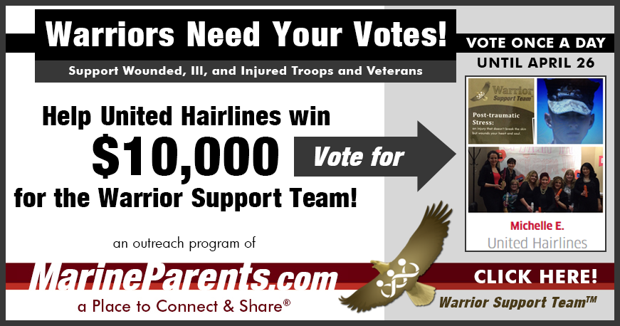 United Hairlines Wants to Win $10k for Warrior Support Team