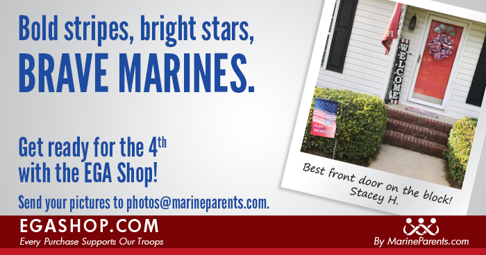 BOLD STRIPES, BRIGHT STARS, BRAVE MARINES!