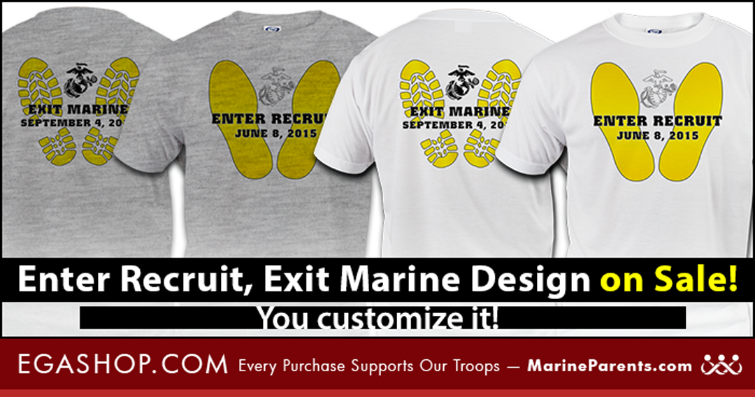 Yellow Footprints T-Shirts, It's a Marine Thing