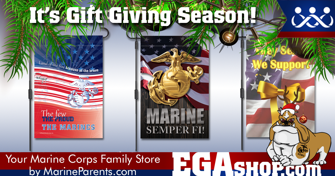 Gift Giving Season: Patriotic Marine Corps Garden Flags