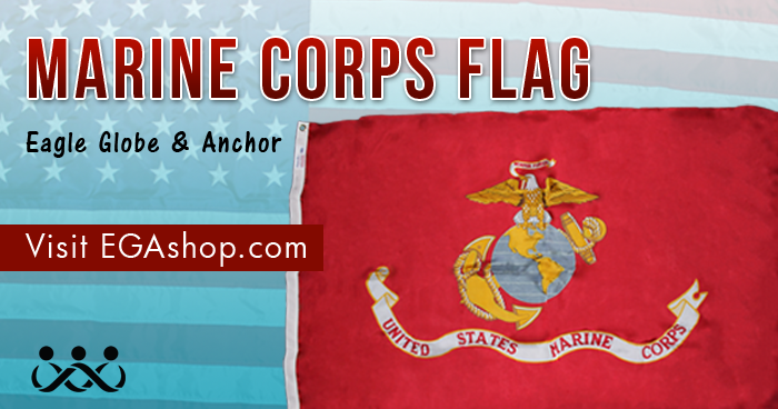 MADE IN THE USA MARINE CORPS FLAG