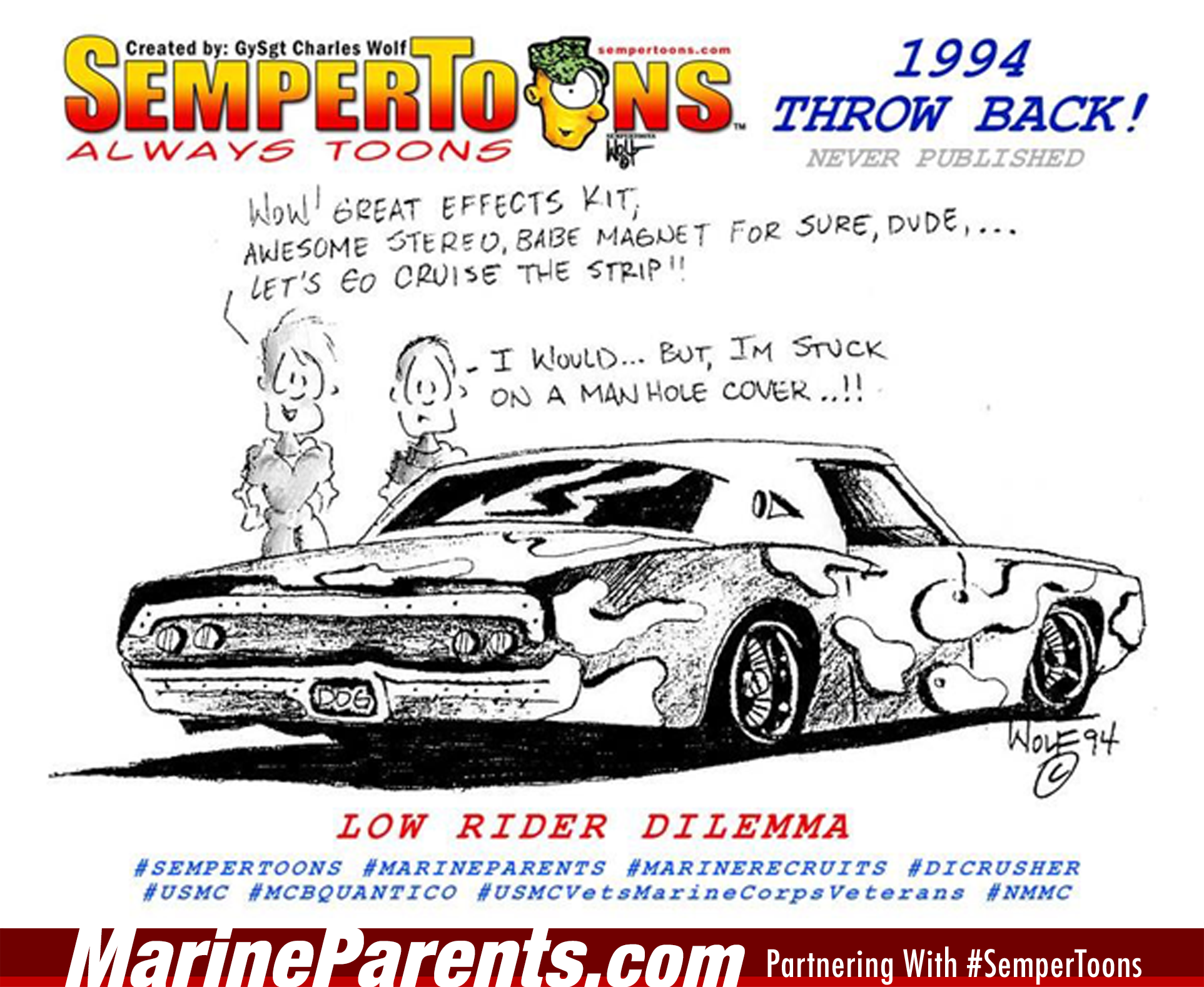 SemperToons Low Rider Dilemma