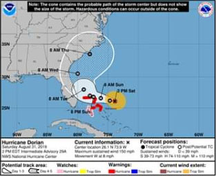 Hurricane Dorian Update
