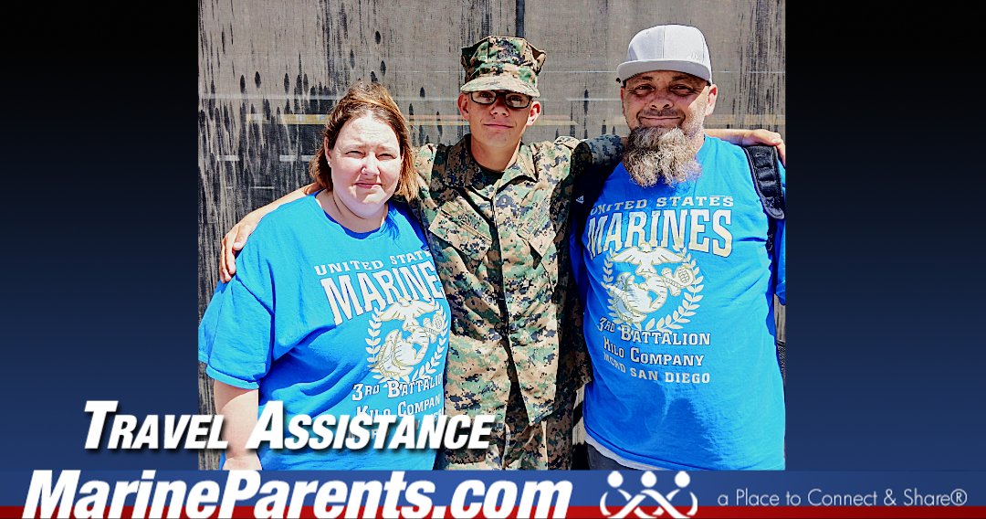 MPTA Helps Marine Parents, Stephenie & Heath, Attend Graduation