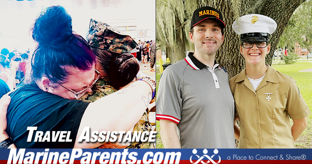 MPTA Helps Marine Parents, Allison & Scott, Attend Graduation