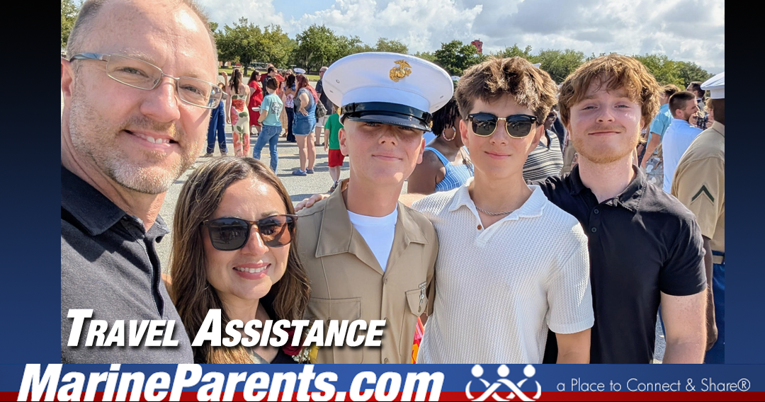 MPTA Helps Marine Parents, Andrew & Naomi, Attend Graduation