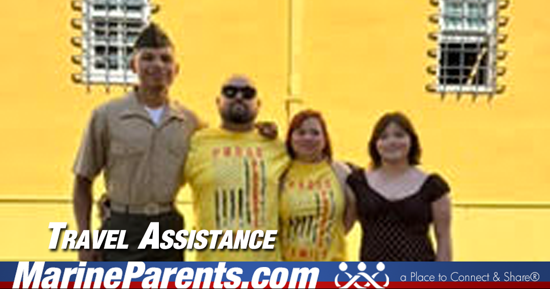 MPTA Helps Marine Parents, Alice & Andrew, Attend Graduation