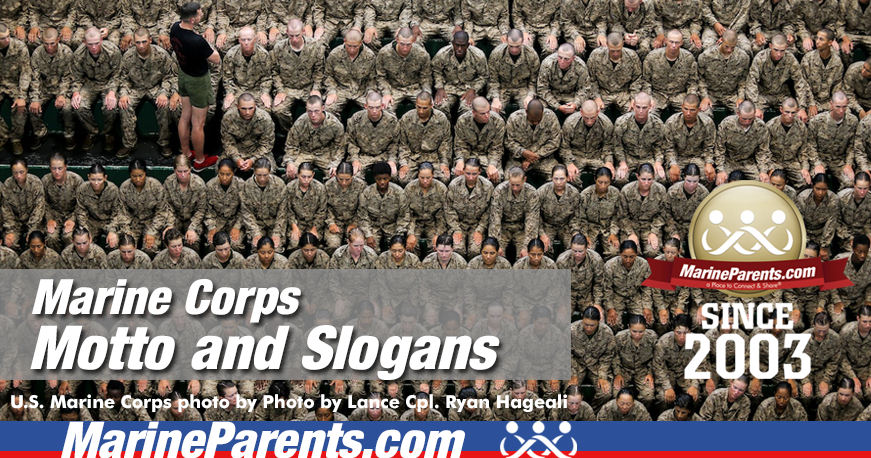 Marine Corps Motto & Slogans