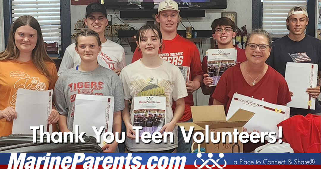 THANK YOU Teen Volunteers in Muenster, TX