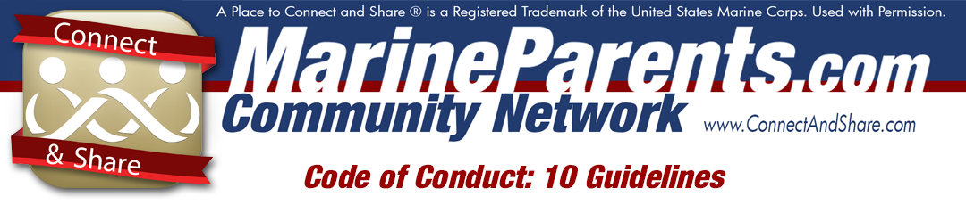 Marine Parents Community Network Community Code of Conduct 10 Guidelines