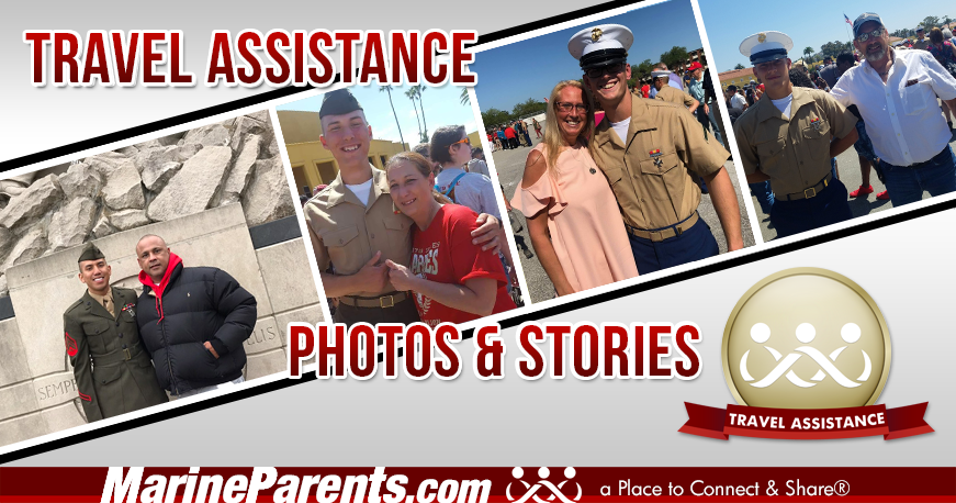 MarineParents.com Travel Assistance for Boot Camp Graduations