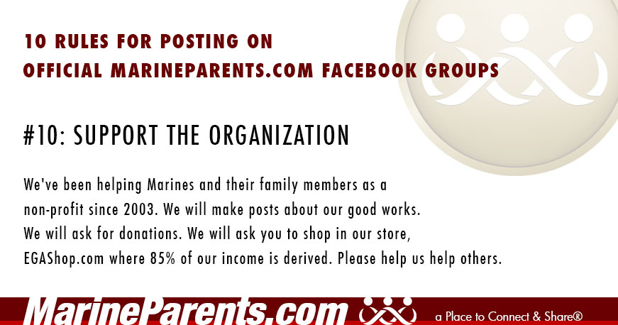 MarineParents.com Posting Rule #10