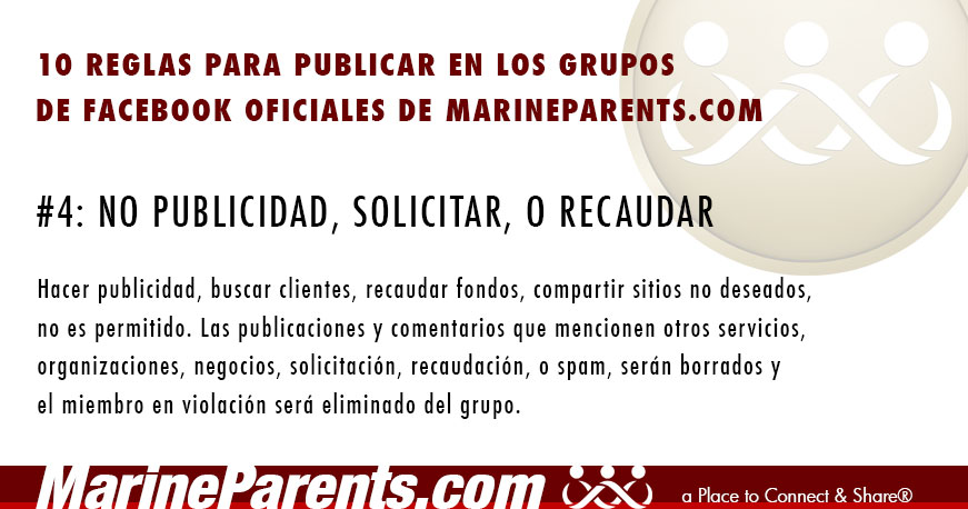 MarineParents.com Reglas # 4