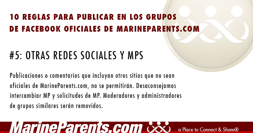 MarineParents.com Reglas # 5