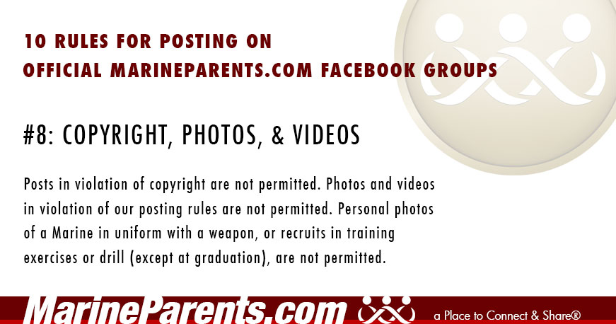 MarineParents.com Posting Rule #8