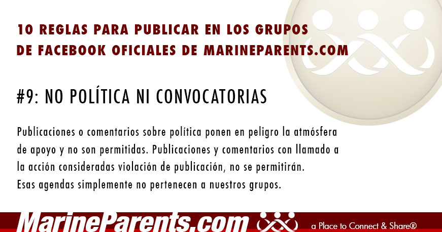 MarineParents.com Reglas # 9