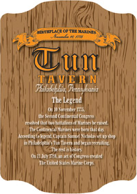 Tun Tavern Birthplace of the Marine Corps November 10 1775