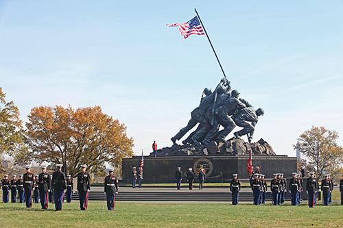 This Week in Marine Corps History: Flag Flies Continuously at Marine Corps Memorial