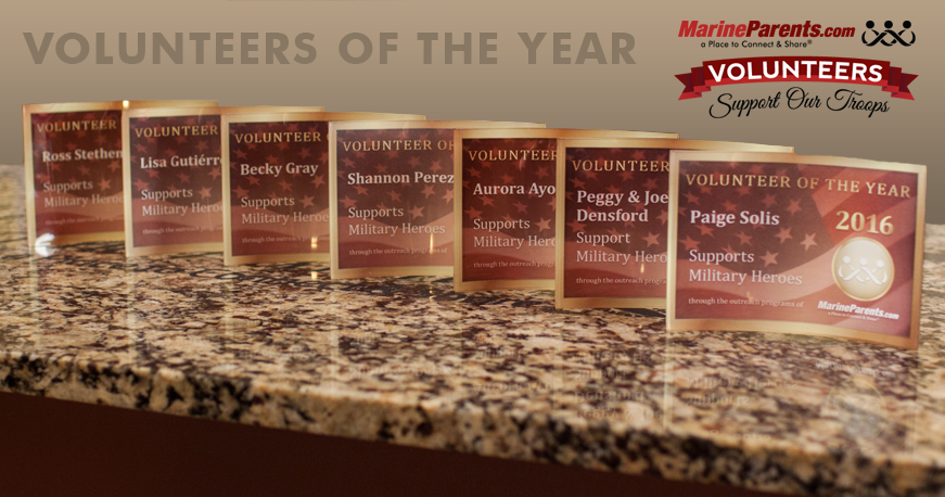 2016 MarineParents.com Volunteers of the Year