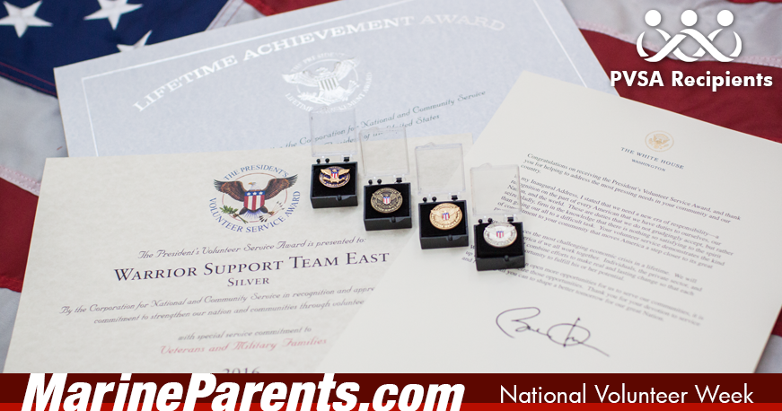 2016 Presidential Volunteer Service Awards Recipients