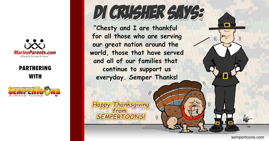 THANKSGIVING 2018 SemperToons on MarineParents.com
